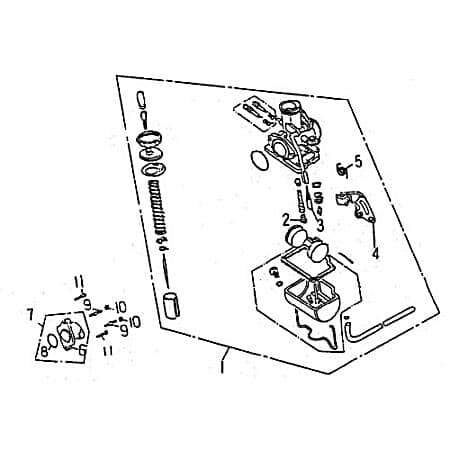 Halter Membrane 150ccm 4Takt Rex Quad 150 Halterung ATV 91223 Motorroller.de Haltebügel Halteblech Halte-Blech Halte-Bügel 150ccm-4Takt Offroad