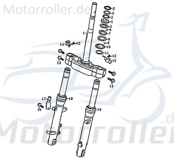 Jonway RMC-G 50 Führung Gleitführung 50ccm 2Takt 83557 Motorroller.de Bewegungsführung 50ccm-2Takt Scooter Ersatzteil Service Inpektion Direktimport